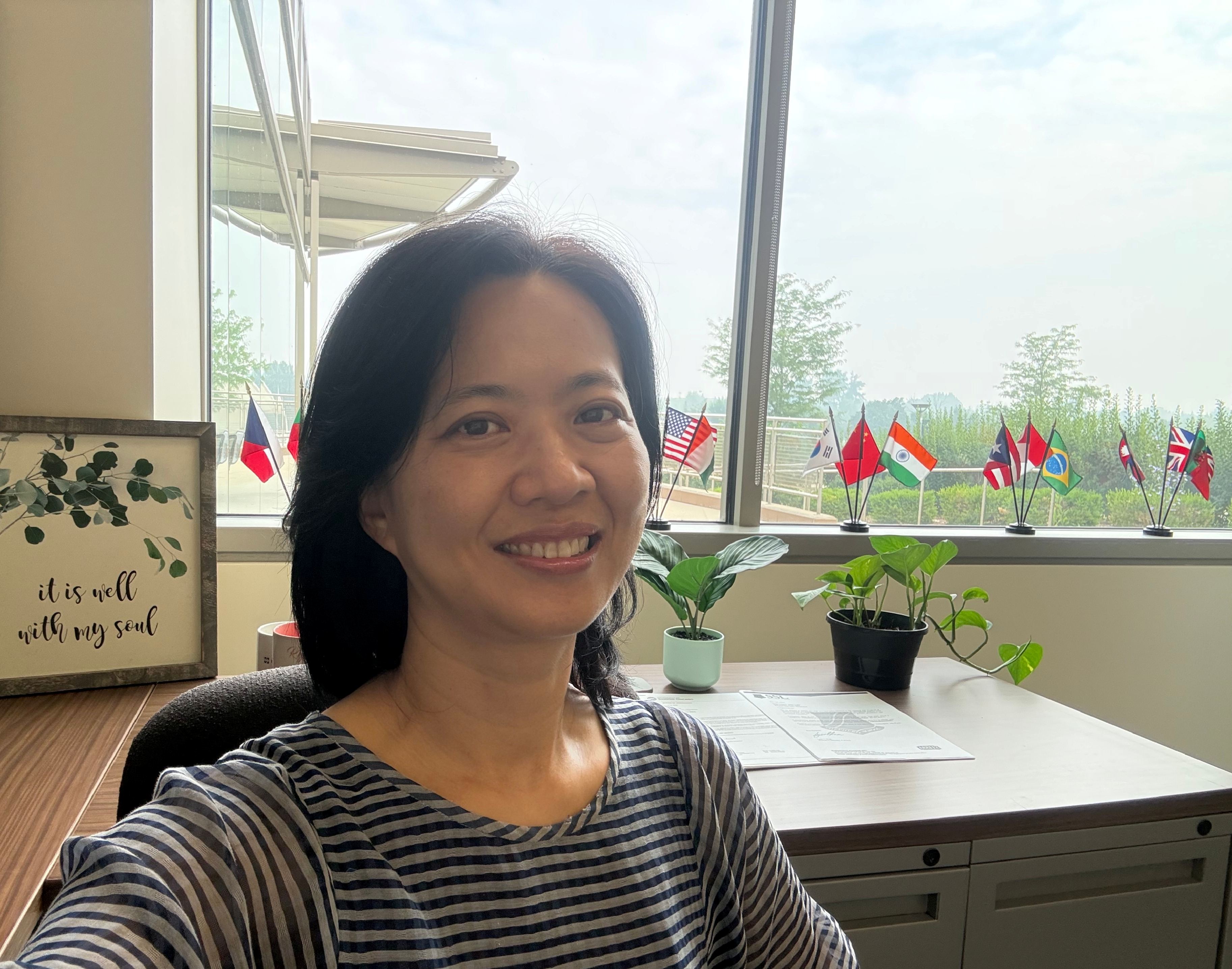 Minhee Jyun in her office 