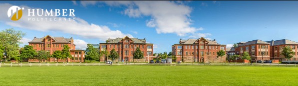 landscape view of the Humber campus
