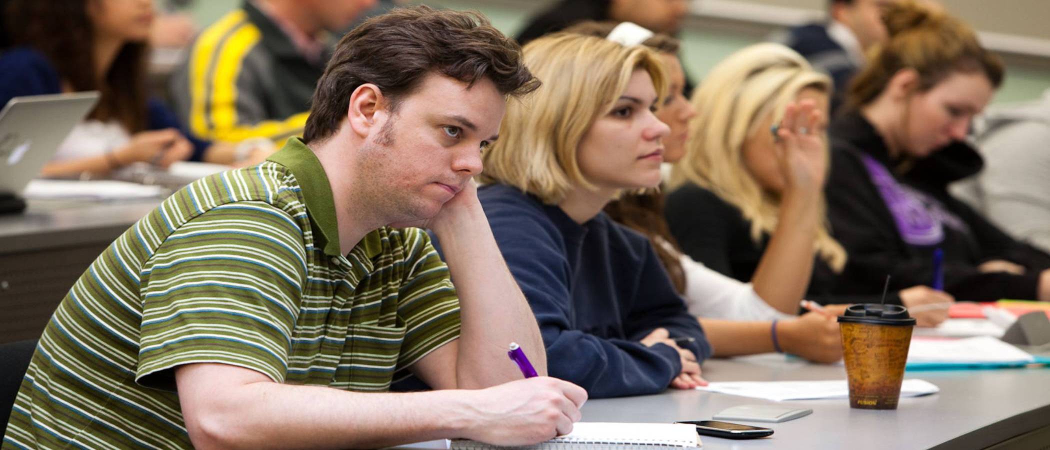 Students listening to lecture