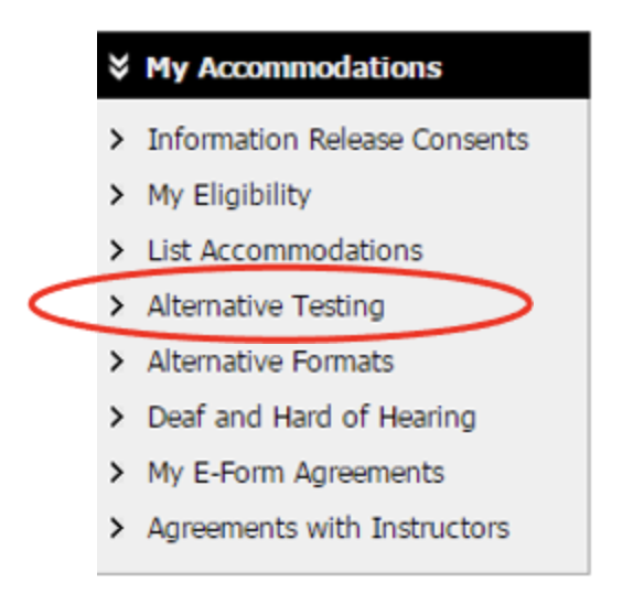 Alt test choice