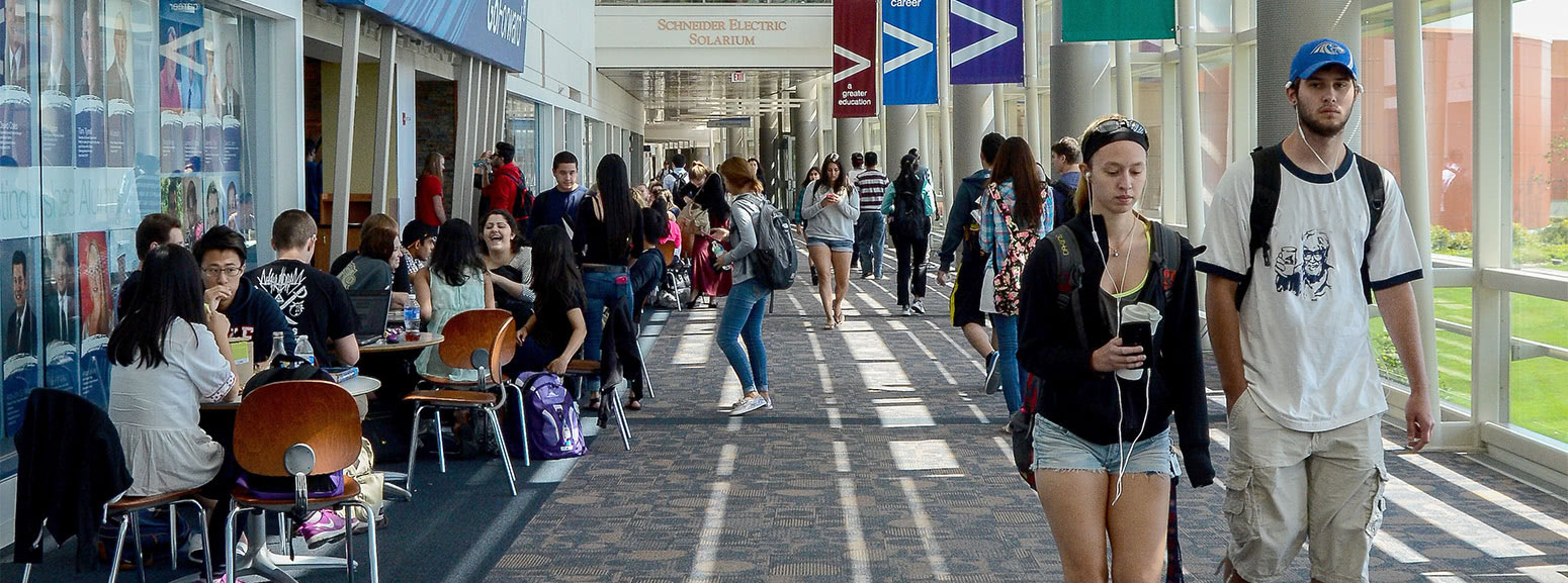 Students on campus