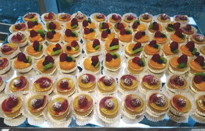 Pastries, Catering services