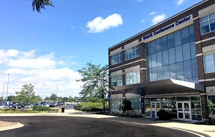 Wojcik Conference Center Front Door