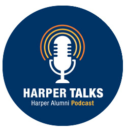 Distinguished Alumni Podcast logo