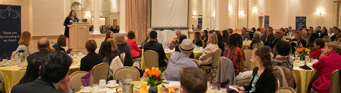 attendees at a Foundation dinner