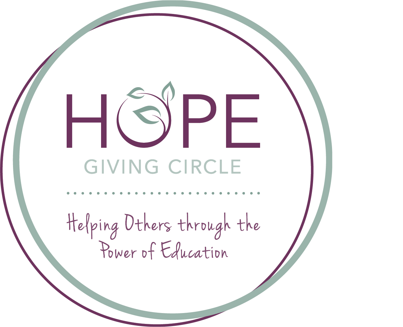 Hope Giving Circle Graphic
