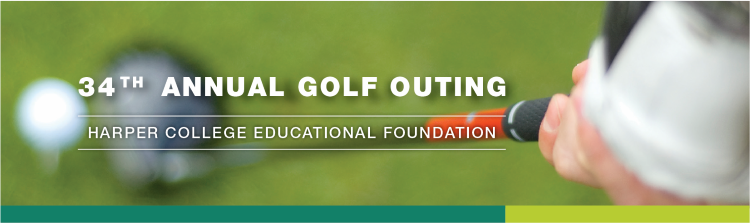 34th Annual Harper College Educational Foundation Golf Outing logo