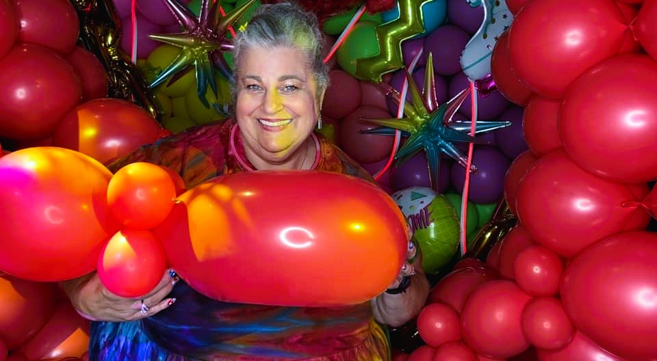 Wendy Copeland with Balloons