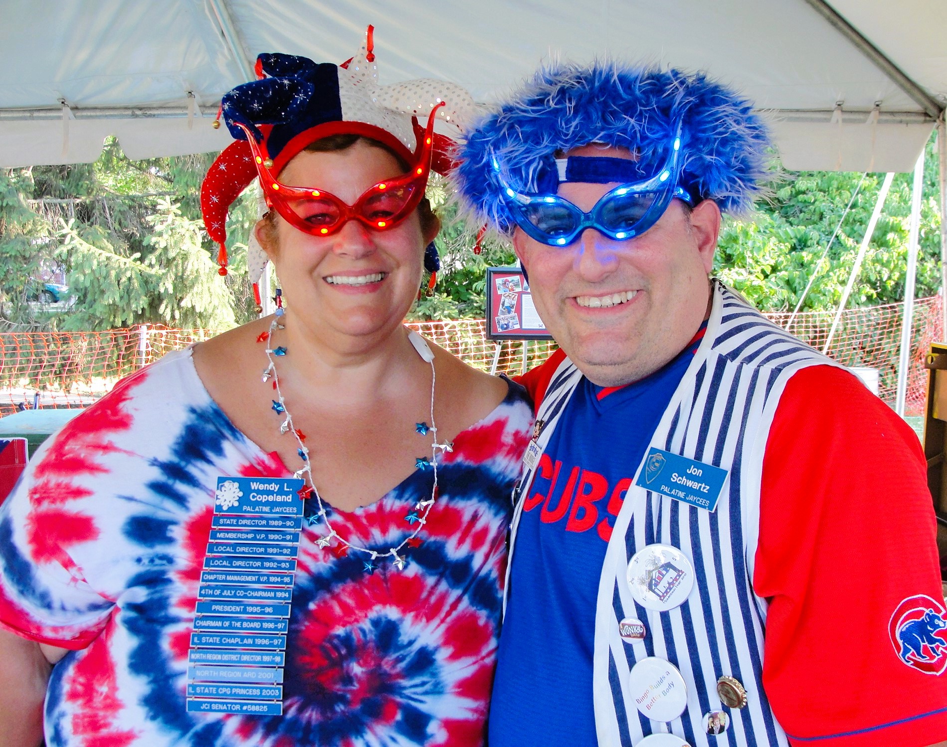 Wendy and Jon on the 4th of July