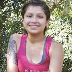 Jessica Flores in Costa Rica.