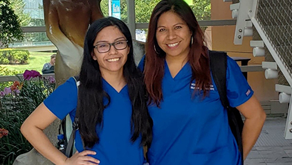 Elizabeth Jaimes and Monica Cardenas