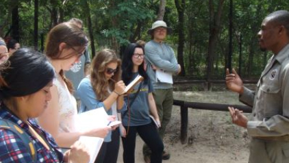 Harper students study abroad in Zimbabwe