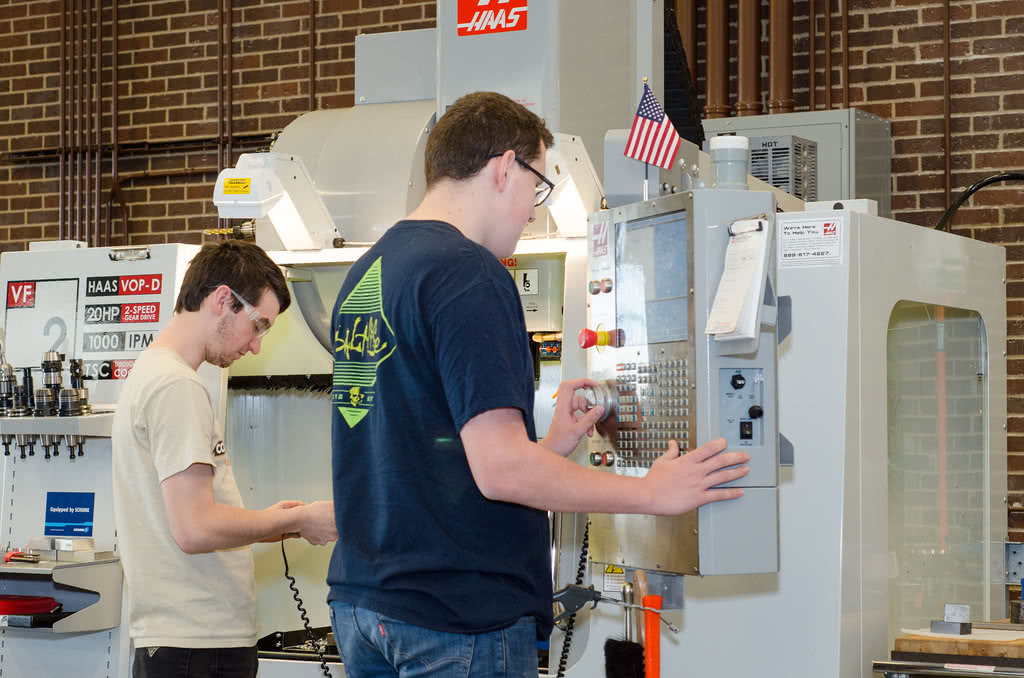 Apprenticeship students in action at their full-time job