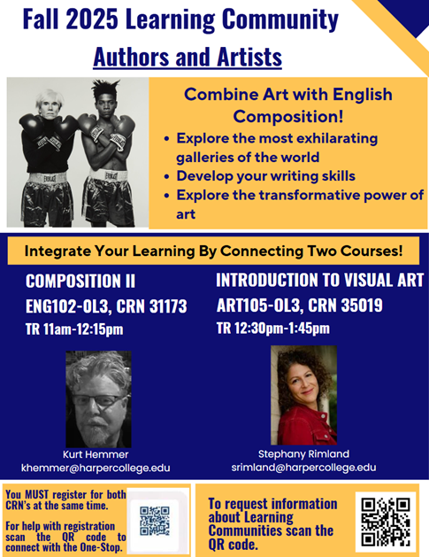 ENG and ART SP25 Flyer