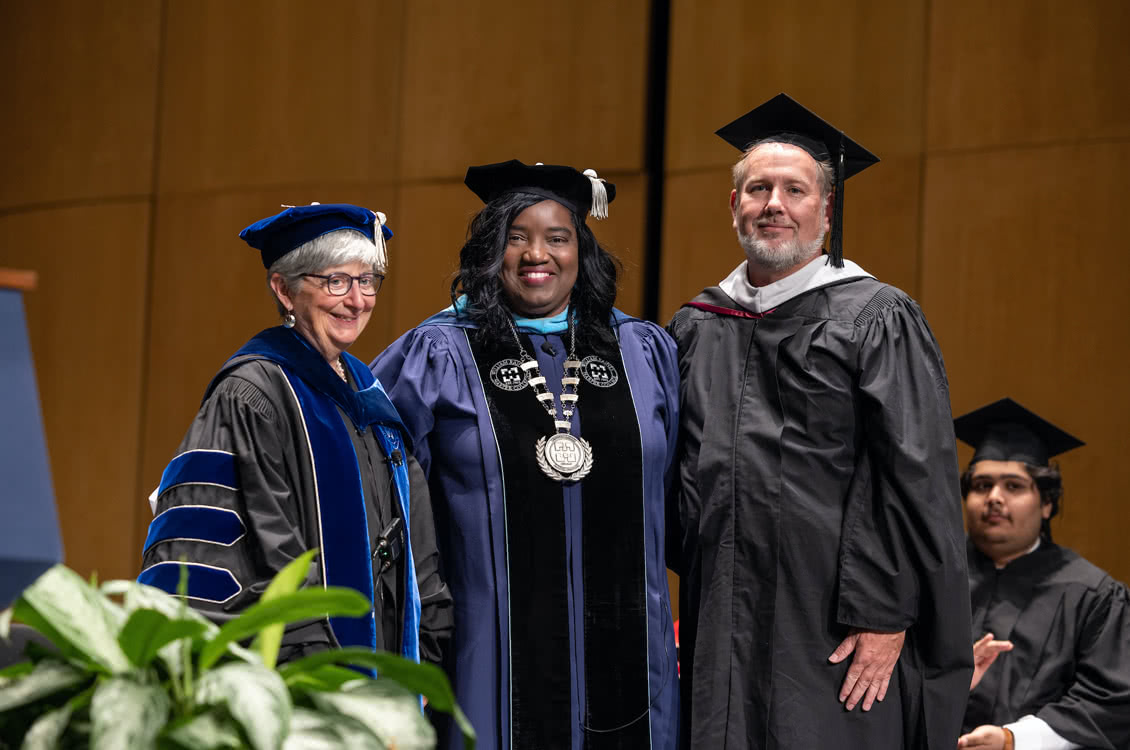 Investiture Ceremony Dr Proctor Portrait