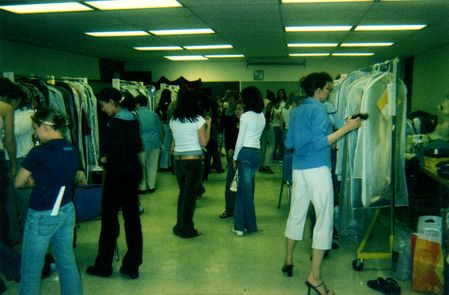 The day of the Jury Show. All designers, dressers, and models were to arrive at 7 am