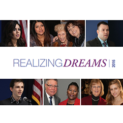 2016 Realizing Dreams book cover