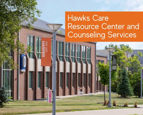Photo of Building D at Harper College