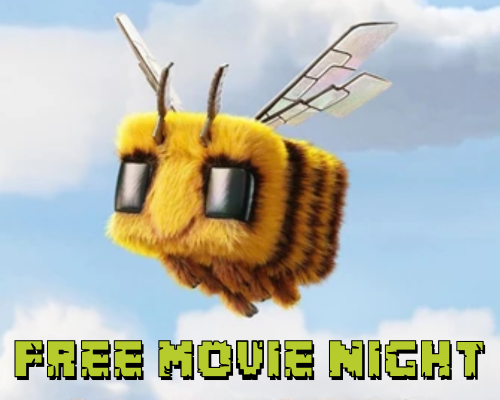 Image on bumble bee from A Minecraft Movie