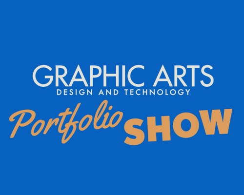 Graphic Arts Portfolio Show text