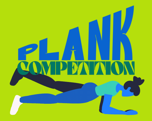 Perfon in plank pose