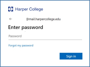 enter password
