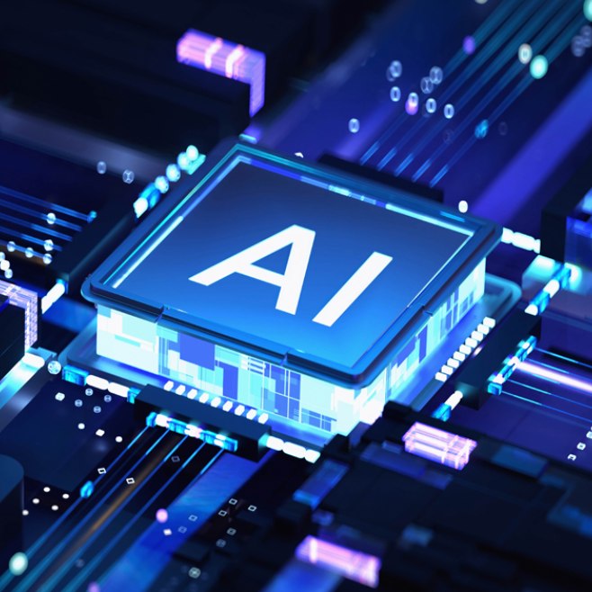 AI thumbnail on a circuitboard