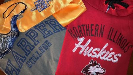 Harper and NIU spirit wear