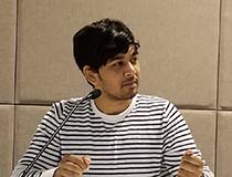 Lavleen at microphone