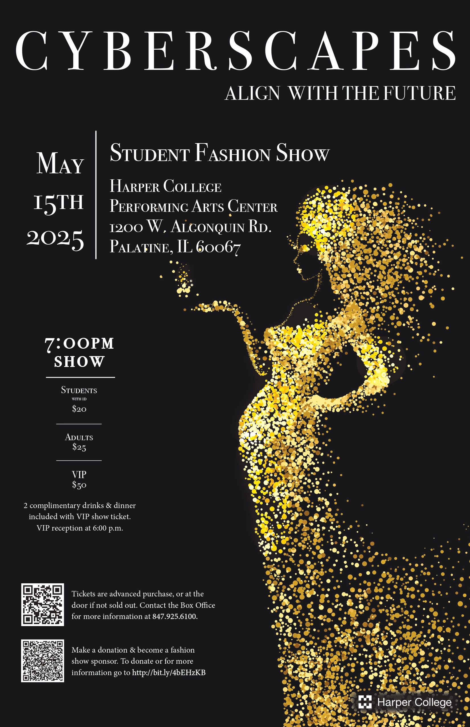 poster for the 2025 fashion show: Cyberscapes