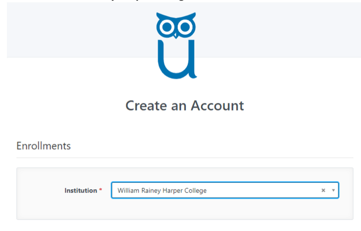 Create Account