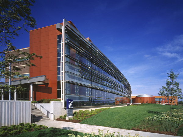 the entrance to Harper College's Wojcik conference center and event space for rent